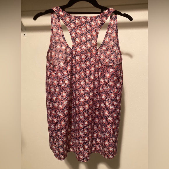 Collective Concepts heart print hi-lo racer back sleeveless top Size Small - Picture 5 of 6